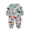Cartoon Dinosaur Print Jumpsuit - TinyTacker