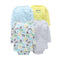 4Pcs Summer Baby Girl Bodysuits - TinyTacker