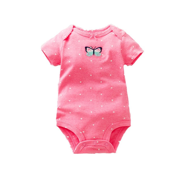 Colorful Butterfly Design Romper - TinyTacker