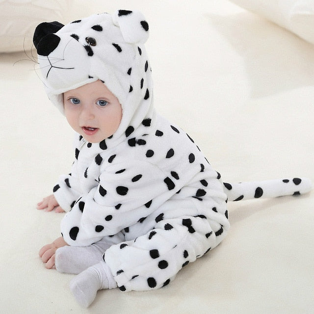 Leopard Hooded Jumpsuit - TinyTacker