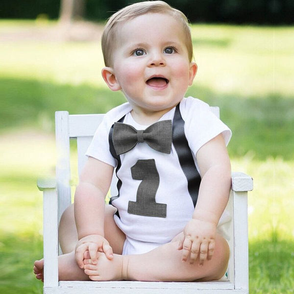 Gentleman Rompers - TinyTacker