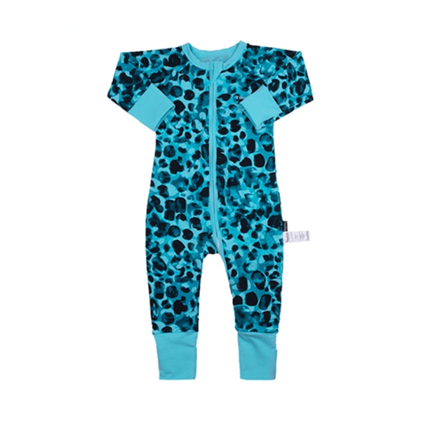 Blue Leopard Jumpsuit - TinyTacker