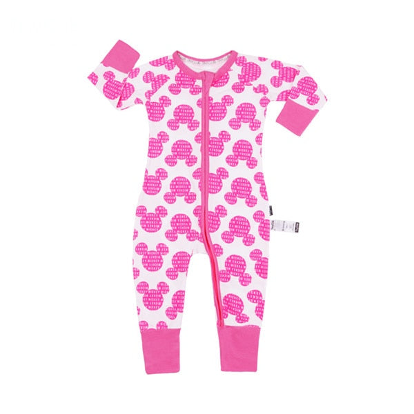 Pinki Miki Print Baby Outfit - TinyTacker