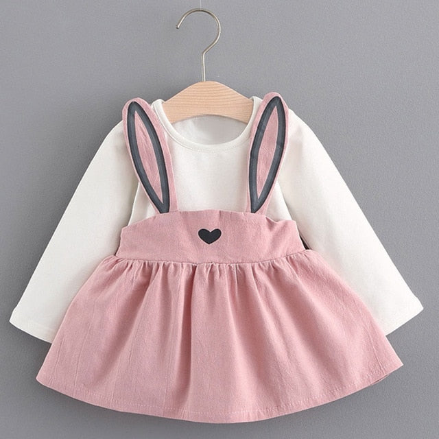 Julian's Rabbit Cartoon Dress - TinyTacker