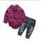 Classic Plaid Jeron's Romper With Jeans - TinyTacker