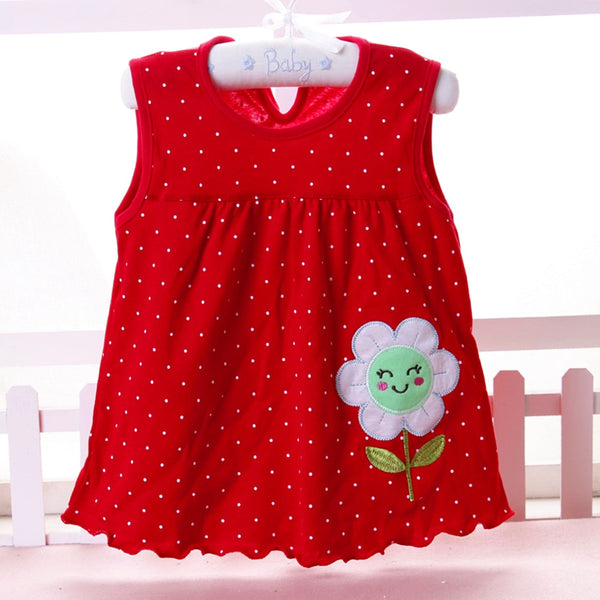 Laiha's Flroal Cartoon Dress - TinyTacker