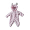 Khedira's Flannel Cartoon Bear Jumpsuit - TinyTacker