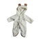 Khedira's Flannel Cartoon Bear Jumpsuit - TinyTacker