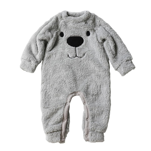 Baby rompers Spring Autumn Baby boy clothes Jumpsuit Girl animal Rompers Winter Baby Warm Romper Newborn Clothes Bebe pajamas - TinyTacker