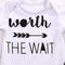 "Worth The Wait" 3Pcs Romper - TinyTacker