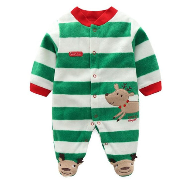Fox Stripe Girl's Jumpsuit - TinyTacker