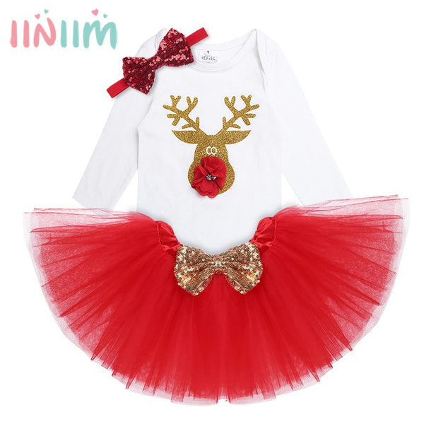 Cynthia's Smart Christmas Romper - TinyTacker
