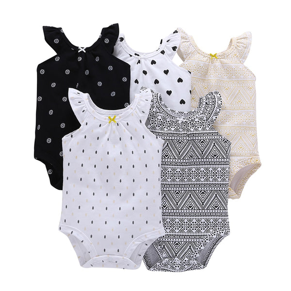 Ezra's 5pcs Summer Bodysuits - TinyTacker