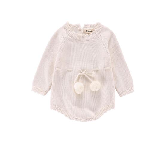 Autumn Baby Knitted Rompers - TinyTacker