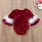 Baby Clause Girls Romper - TinyTacker