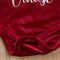 Baby Clause Girls Romper - TinyTacker