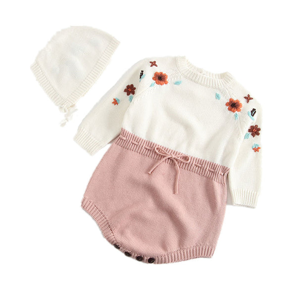 Philomina's Knitted Romper - TinyTacker