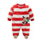 Fox Stripe Girl's Jumpsuit - TinyTacker