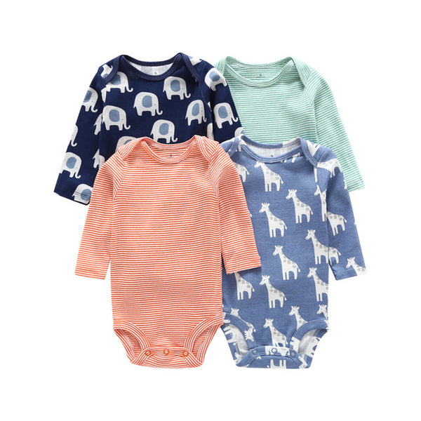 4pcs Baby Boy Bodysuits - TinyTacker