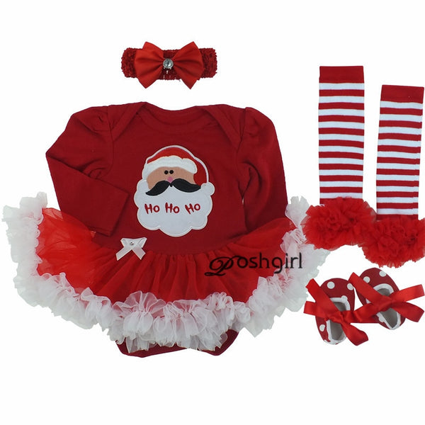 Baby Girl's Romper Christmas Sets - TinyTacker