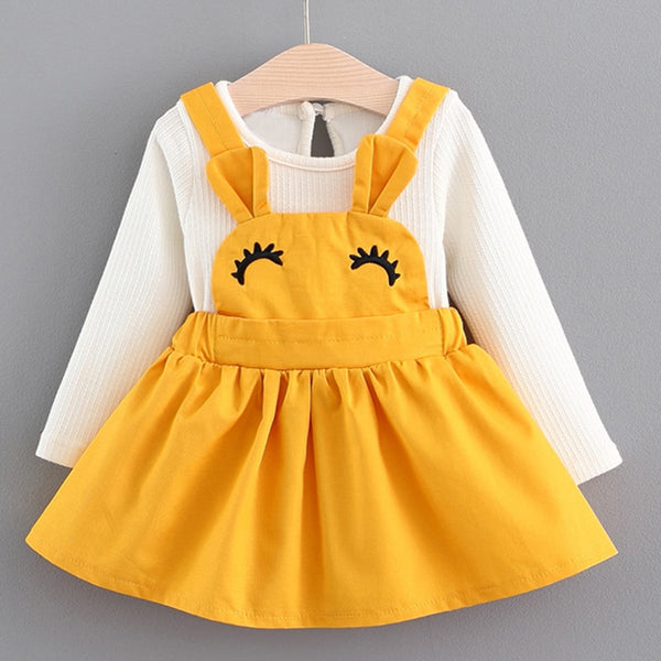 Cartoon Style Girl's Dress - TinyTacker