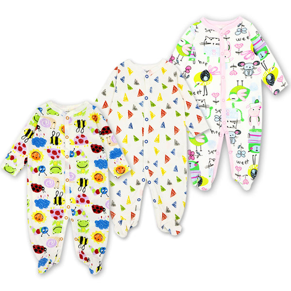 3 Pack Baby Girls Pajamas - TinyTacker