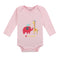 Cartoon Giraffe Bodysuit - TinyTacker
